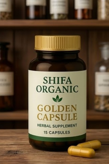 Shifa Organic – Golden Capsule | Herbal Men’s Strength & Energy Booster