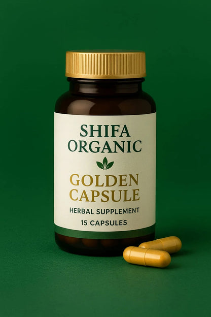 Shifa Organic – Golden Capsule | Herbal Men’s Strength & Energy Booster