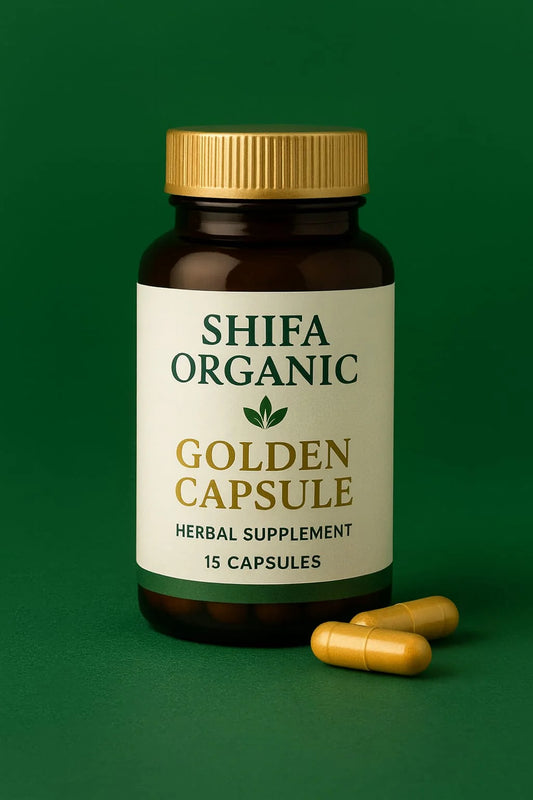 Shifa Organic – Golden Capsule | Herbal Men’s Strength & Energy Booster